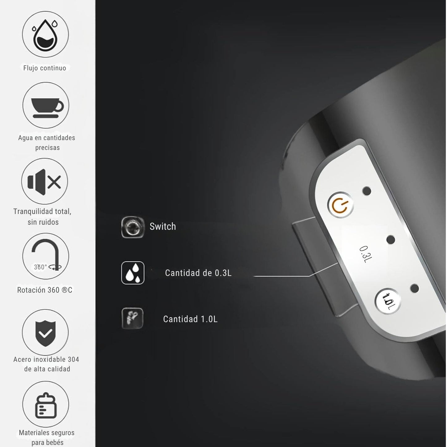 AquaFlow™  Bomba de Agua Eléctrica Portátil e Inteligente