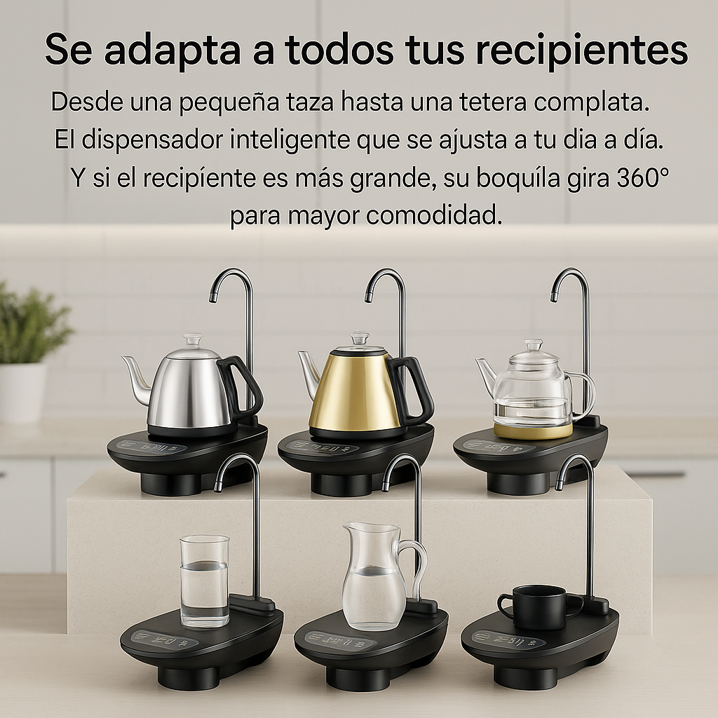 AquaFlow™  Bomba de Agua Eléctrica Portátil e Inteligente