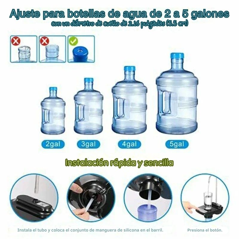 AquaFlow™  Bomba de Agua Eléctrica Portátil e Inteligente